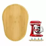 Bambus Gleitbrett Kompatibel mit KiTchen Aid Küchenmaschine 5-8 Qt Professional Bowl Lift - Verschiebbare Unterlage Passend für KiTChen Aid Mixer 5-8 Qt, Rührmaschine Küchenmaschine Zubehör