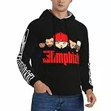 AUIPOTY Herren Hoodie Li%mp Print Langarm Sweatshirt mit Kapuze Novelty Schwarz Biz%ki$t Kapuzenpullover Pullover für Männer Teenager Jungen Fans Bkleidung Geschenk
