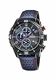 Festina Herren Analog Quarz Uhr mit Leder Armband F20519/3