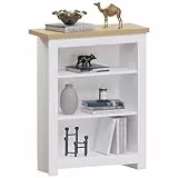 Vida Designs Büro-Bücherregale, MDF, Spanplatte und Melaminfurnier, Weiß, Standard