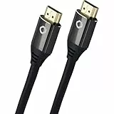 OEHLBACH Black Magic MKII - Ultra High Speed HDMI Kabel, 8K @60Hz, 4K @120Hz, 48 Gbit/s, HDR10+, Dolby Vision, eARC, VRR, HDMI 2.1 zertifiziert - Premium Qualität - 5 Meter Schwarz