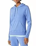 Amazon Essentials Damen Fleece-Kapuzenpullover in normaler Passform (in Übergröße erhältlich), Blau Heide, M
