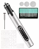 Elektrische Gravierstift Multifunktionaler Gravierwerkzeugsatz, ZITFRI Mini Graviergerät mit Gravurzubehör wiederaufladbarer Gravurwerkzeug Ätzstift für DIY Metall Glas Keramik Schmuck Gravur