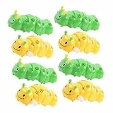 Toyvian 8st Raupe Spielzeug Raupe Aufziehen Neuartiges Aufziehspielzeug Uhrwerk Spielzeug Weihnachtsspielzeug Zum Aufziehen Weihnachtliches Wickelspielzeug Kind Schnur Insekt (Zufällige Farbe)