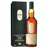 Lagavulin 16 Jahre Islay Single Malt Scotch Whisky, 43 % vol| rauchig, intensiv, torfig, süßer und salziger Single Malt Whisky, in Geschenkbox, gereift in Eichenfässern, 700ml