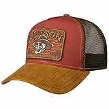Stetson Cowboy Skull Trucker Cap Baumwolle Herren Sommer Winter rot One Size