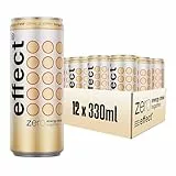 effect Energy Drink ZERO SUGAR – Tray mit 12 x 330 ml Energy Dosen Einweg, Koffeinhaltiges Erfrischungsgetränk ohne Zucker mit B-Vitaminen – einzigartiger & erfrischender Geschmack, vegan