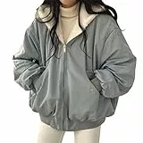 Onsoyours Winterjacke Damen Wintermantel Auf Beiden Seiten Parka mit Fell Kapuze Warm Fleece Gefütterter Doppelseitige Winter Mantel Jacke Outdoorjacke A Blau S