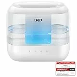 Dreo Luftbefeuchter für Schlafzimmer, Top Fill 4L Supersized Cool Mist Humidifier mit Öl-Diffusor und Nachtlicht, 32H Laufzeit, Leise Ultraschall-Luftbefeuchter für Baby-Kinderzimmer und Pflanzen