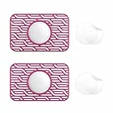 EDIMENS Airtags Brieftaschen-Hülle, kompatibel mit Apple Airtags (2021), Kreditkartengröße, Schutzhülle mit Schutzfolie, Etikett, Kartenfach, flexibel, für Geldbörse, Damen und Herren, Rosarot