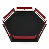Burst Battle Top Arena, Safe Edge, Abnehmbares Design, DIY-Montage, Tragbares Burst Battling Tops Spielspielzeug für Battling Tops Game (Black)