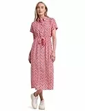 Street One Damen Midi-Kleid mit Zick-Zack-Muster