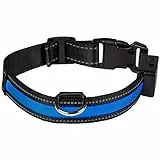 EYENIMAL NGCOLLUM023 USB Light Collar Blue M, M, Blue, 76 g