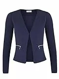 DANAEST Damen Blazer mit Taschen (382), Farbe:Dunkelblau, Kostüme & Blazer für Damen:44 / XXL