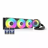 ARCTIC Liquid Freezer III Pro 360 A-RGB - Wasserkühlung PC, AIO CPU Wasserkühler, 3x120 mm, 38 mm Radiator, PWM-Pumpe, VRM-Lüfter, AMD AM5/AM4, Intel LGA1851/1700 Contact Frame - Schwarz