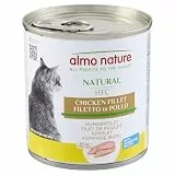 Almo Nature HFC Natural - Nassfutter für ausgewachsene Katzen - Hühnerfilet - 280g, 12er Pack