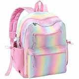 Chase Chic Rucksack Kinder,Kinderrucksack Jungen Mädchen für 5-8 Jahre,Wanderrucksack Schulrucksack mit Brustgurt für Kindergarten/Vorschule/Schule(Regenbogen-M)
