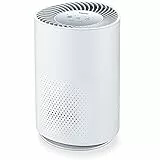 Beurer LR 220 Luftreiniger mit HEPA Filter H13, Luftfilter für die Wohnung, filtert diverse Viren, Bakterien, Pollen und Schimmel, für Allergiker geeignet, für Räume bis 37m²