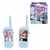 Lexibook Frozen Walkie-Talkies, für Kinder, Gürtelclip, Batterie, TW11FZLXB, blau