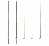 Growi Weidezaunpfahl Kunststoff 156 cm weiß 40 Stück