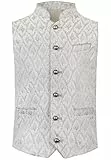 Stockerpoint Trachtenkids Jungen Illias Trachtenweste, creme, 92 EU