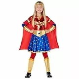 Boland - Kinderkostüm Superheldin, Faschingskostüm für Mottoparty, Halloween oder Karneval, Kostümset Superwomen