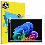 MoKo 2 Stück Panzerglas für Microsoft Surface Pro 12 Zoll 2025, 9H Displayschutz Panzerglas für Surface Pro 12'', Stift-kompatibel, Hüllenfreundlich, Touchsensitiv