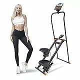 NICEDAY Stair Stepper für zuhause mit Handyhalterung – 2025 neues Stairmaster & Vertical Climber, Faltbare Cardio Fitnessmaschine für Ganzkörpertraining, verstellbare Pedale & Lenker