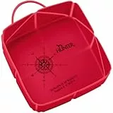 HUNTER LIST Silikon Falt-Reisenapf, 15 x 12 x 5 cm, rot