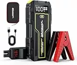 Car Jump Starter, VoltSurge 6000A Jump Box (Up to 8L Diesel or All Gas) 12V Portable Booster Battery Starter QC3.0 Jump Starter LED Torch, USB Connection for Smartphone