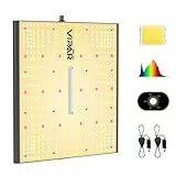 VIPARSPECTRA P600 Pflanzenlampe,LED Grow Lampe Vollspektrum,LED Grow Light für Growzelt Gewächshaus Zimmerpflanzen Sämling Gemüse Blüte,Plus 1-Paar 1/8' Schwerlastig Spanngurte mit Ratsche und Haken