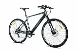 moma bikes E-Road 28 PRO, Shimano Altus 8 Gänge, hydraulische Scheibenbremsen, integrierter Lithium-Ionen-Akku 36V 10Ah