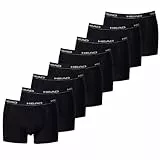 HEAD 8 er Pack Boxer Boxershorts Men Pant Unterwäsche, Schwarz, L