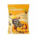Seeberger Kürbiskerne schalenlos 13er Pack, Knackige, geschälte Kürbiskerne als Topping für Salate oder zum Snacken - naturbelassen, vegan (13 x 200 g)