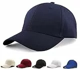 Etyepoh Unisex Kappe - Baseball Cap für Herren und Damen, Verstellbar Reine Farbe Baseboard Baseballkappe Mütze (A-Marine)