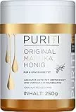 PURITI Manuka Honig MGO 200+ 250g aus Neuseeland mit zertifiziertem Methylglyoxal Gehalt - Laborgeprüft, Direktimport, reines Naturprodukt, frei von Zusatzstoffen