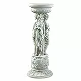 Design Toscano Chatsworth Manor, Neoklassischer Skulpturaler Sockel, 25,5 x 25,5 x 71 cm