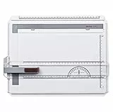 rOtring Profil A4 Zeichenplatte | Zeichenbrett mit Lineal und Zirkel-Zeichenskala