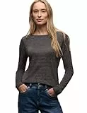 Street One Glitzerndes Langarmshirt deep Roast Brown 38
