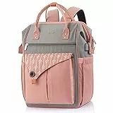 RJEU Rucksack Damen Arbeit Rucksack Schulrucksack Jungen mit USB-Ladeanschluss, 15,6 Zoll Anti Diebstahl Rucksack für Uni Freizeit Job, Wasserdichter Rucksack Geschenke für Frauen, Mädchen
