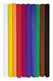 Interdruk - Crepe Paper Rolls for Kids, DIY and Decorations - Pack of 10 Reels (50cm x 200cm, 28g/m2) - 10 Colours Assorted, 00 Sortierte Farben