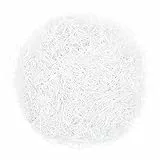 100g Raffia Füllmaterial Geschenk Hamper Shred Geschreddertes Papier Geschenk Füllung für Party Hamper Füllung und Geschenkverpackung für Geschenkbox Dekorations (Weiß)