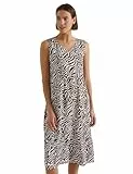 Cecil Midikleid mit V-Neck und Zebraprint