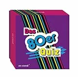 80er-Jahre Quiz – Gesellschaftsspiel für Erwachsene mit 66 Karten | Retro-Fragespiel rund um Popkultur, Filme, Musik & Allgemeinwissen | Partyspiel & Geschenkidee vom ars vivendi Verlag