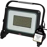 Brennenstuhl LED Baustrahler JARO 20060 M (150W, 17500lm, 6500K, IP65, dimmbar, 5m Kabel, LED Arbeitsstrahler mit Schnellspannverschluss)