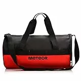 meteor Sporttasche Kinder 25L runde Tasche Gym Tasche Herren schwimmtasche Reisetasche Urlaubstasche klein Fitnesstasche Kindertaschen Schule-Taschen turntasche Jungen