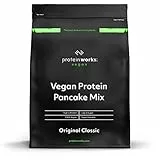Protein Works Veganer Protein Pancake Mix | Wenig Zucker, hoher Proteingehalt, langsam freigesetzte Kohlenhydrate, Original Klassiker, 500g