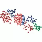 Holibanna 3 Stück Pack Lotteriekugeln aus Kunststoff Kompakt und Leicht Bunte Zahlenkugeln für Party und Tombola für Bingo und Verlosungen