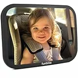 Spiegel Auto Baby Rückbank,Konvexer Rücksitzspiegel für Klares Reflexionsbild, 360 Grad Flexible Drehung, Keine Montage Erforderlich, Baby Zubehör