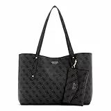 GUESS Brenton Tote Coal Logo